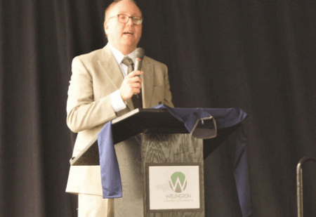 chris-levy-2022-wellington-chamber Chris Levy speaking at the Wellington Chamber Installation Luncheon — March 23 2022, Wellington International, Wellington FL.